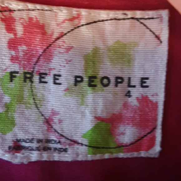 NWOT FREE PEOPLE PINK MINI DRESS SIZE 4 - Picture 5 of 5